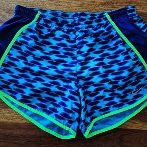 Blue Nike Dri-Fit shorts